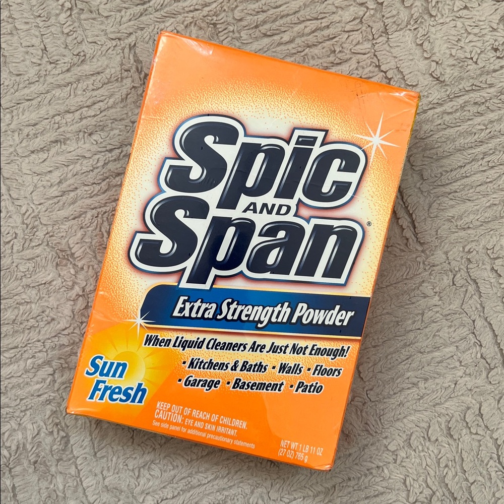 Spic and Span Extra Strength Powder cleaner Sun Fresh 27oz New sealed packaging